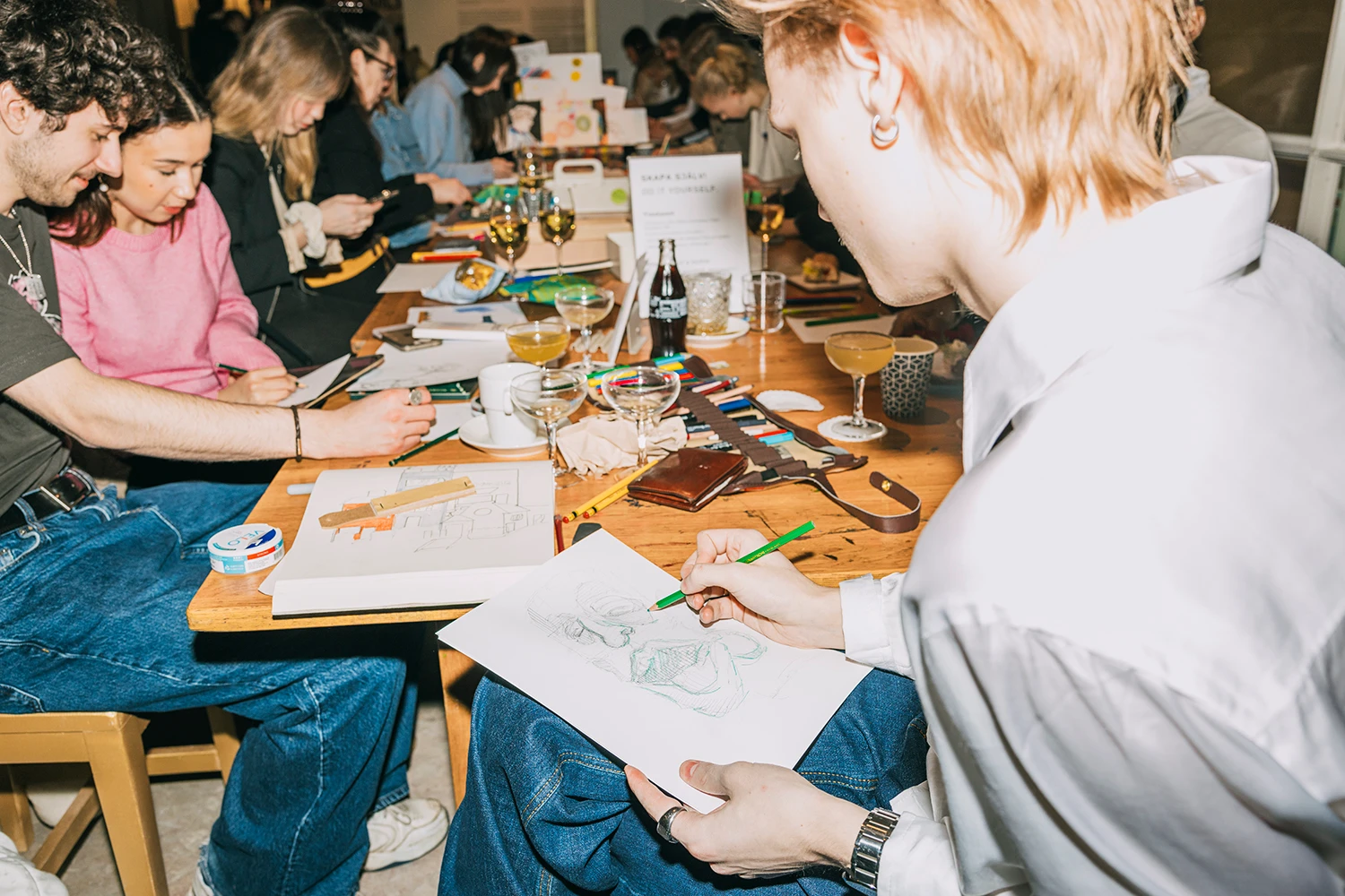A past Creative Blocks Club session.